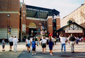 [photo, Gate C entrance, Oriole Park at Camden Yards, Eutaw St., Baltimore, Maryland]