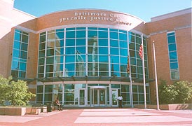 [photo, Baltimore City Juvenile Justice Center, 300 North Gay St., Baltimore, Maryland]