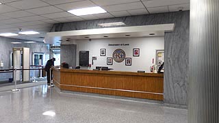 [photo, Lobby, 1100 North Eutaw St., Baltimore, Maryland]