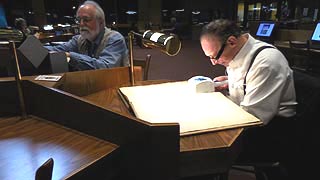 [photo, Researchers, Search Room, State Archives, 350 Rowe Blvd., Annapolis, Maryland]