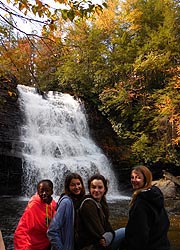 [photo, Muddy Creek Falls at Swallow Falls State Park, north of Oakland, Maryland]