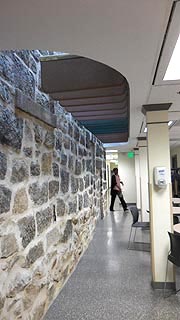 [photo, Hallway, Howard County Courthouse, 8360 Court Ave., Ellicott City, Maryland]