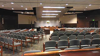 [photo, County Council Meeting Room, George Howard Building, 3430 Court House Drive, Ellicott City, Maryland]