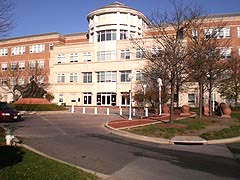 [photo, Prince George's County Courthouse, Marbury Wing (left side of building), Upper Marlboro, Maryland]