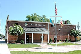 [Town Hall, 100 South Pennsylvania Ave., Delmar, Maryland]