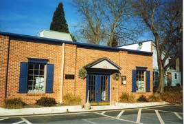 [photo, Town Hall Meeting Room entrance, 106 South Main St., North East, Maryland]